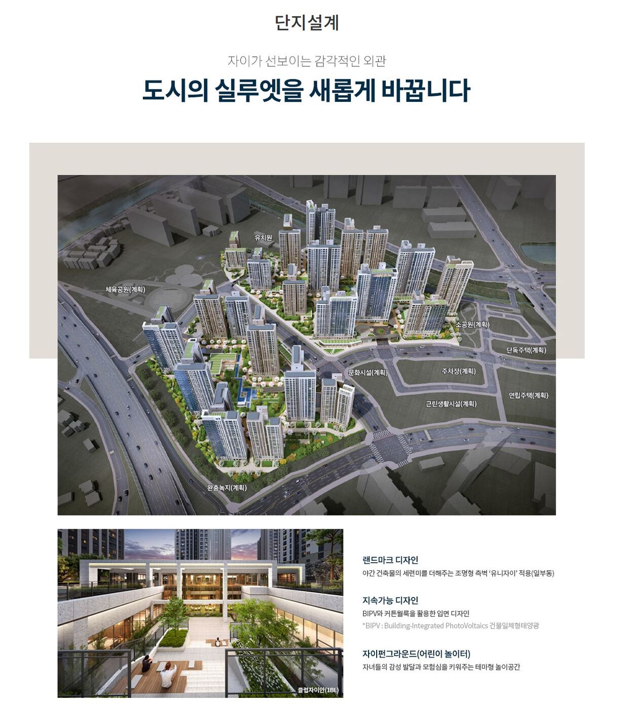 단지 조감도